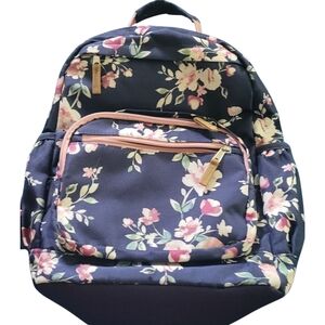 The Children's Place Navy Floral Backpack and matching Lunch Box